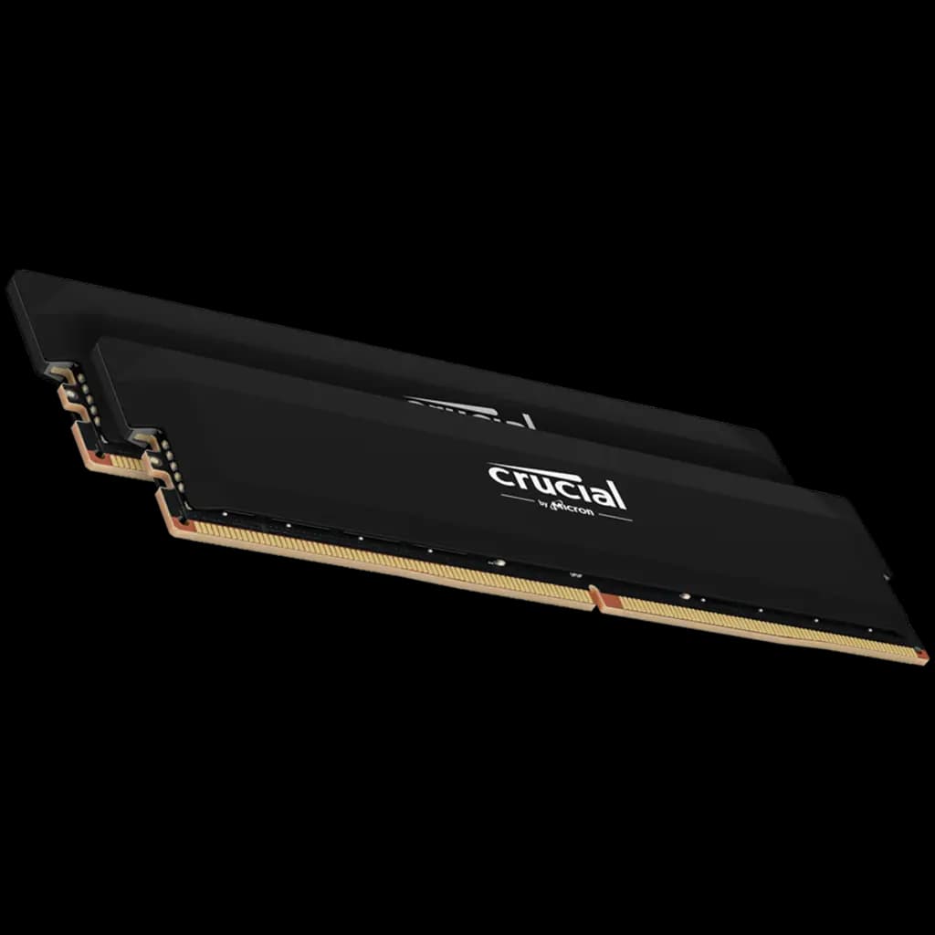 CRUCIAL PRO 64GB (2x32GB) UDIMM DDR5 6400 Black Overclocking