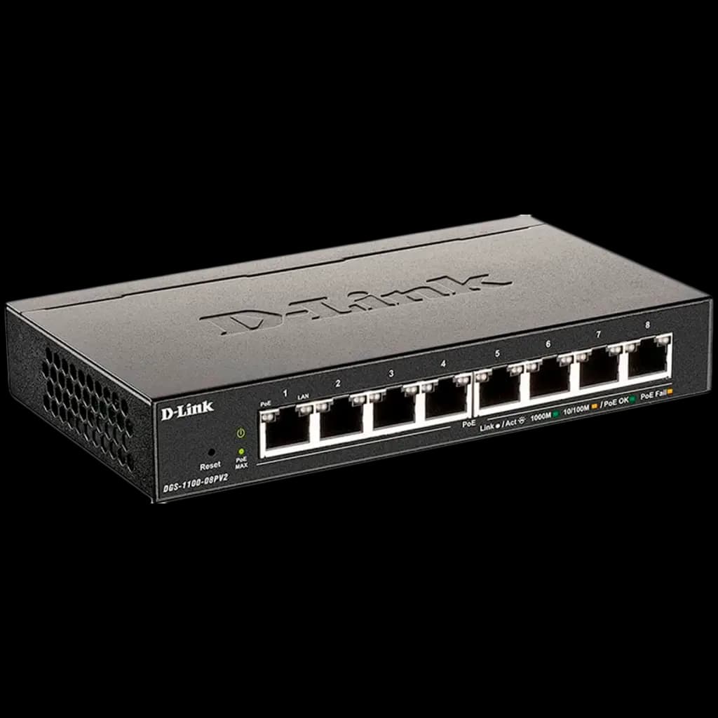 D-LINK 8-Port PoE Gigabit Smart Managed Switch
