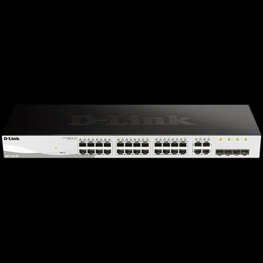 D-LINK 24 10/100/1000 Base-T port with 4 x 1000Base-T /SFP ports