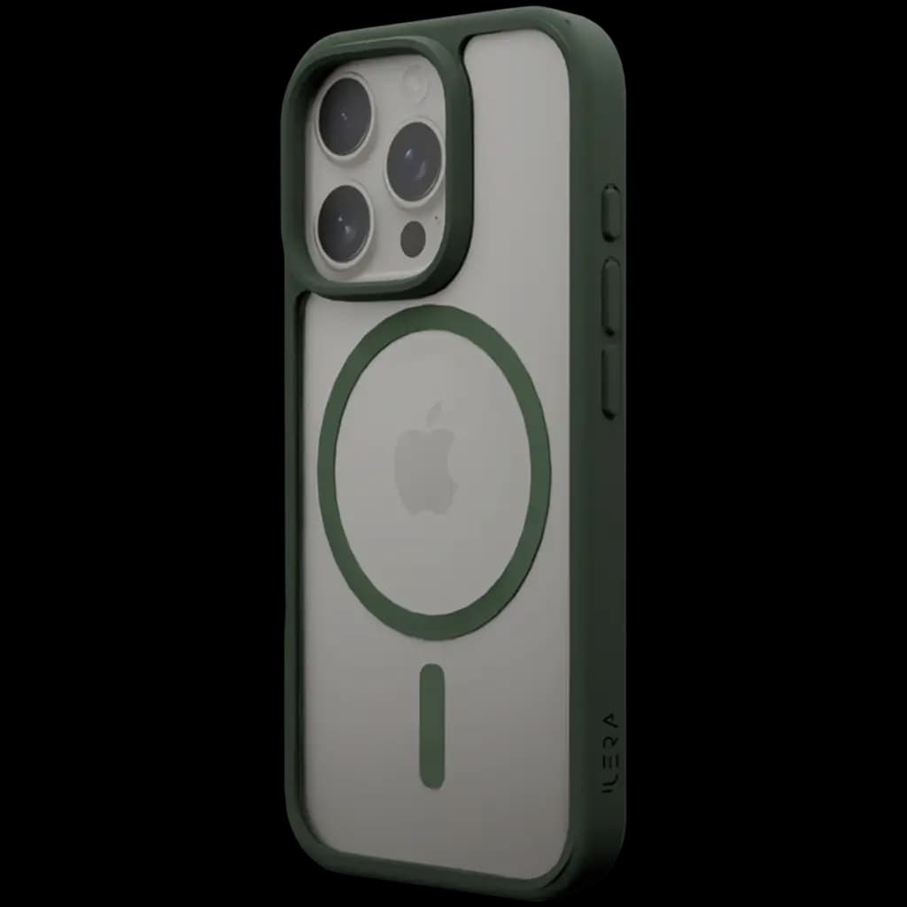iLera Go ColorAnt Clear Case ochronny w kolorze Deep Green do iPhone 16 Pro