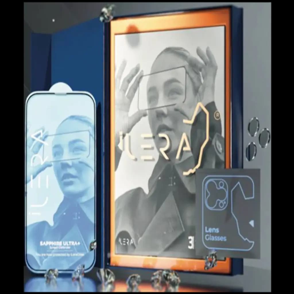 iLera Premium Sapphire Ultra + Corning Glass Szkło ochronne do iPhone 16 Pro