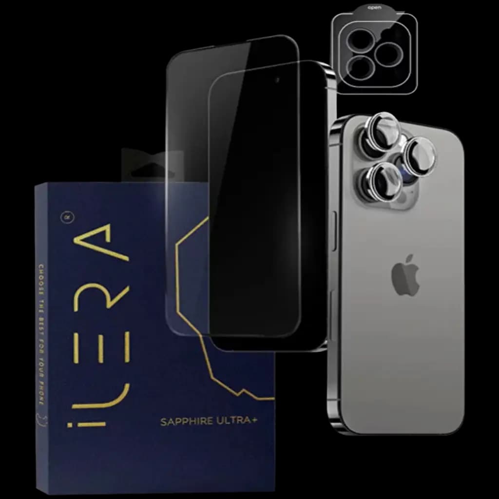 iLera Sapphire Ultra + Glass Szkło ochronne do iPhone iPhone 16 Pro Max