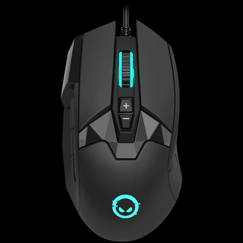 LORGAR Mysz Gamingowa Stricter 579, USB, LED, RGB, Czarna