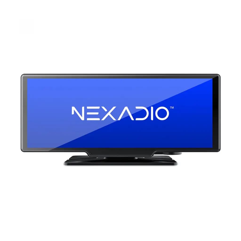 Nexadio CP300 Ekran samochodowy CarPlay/Android Auto, transmiter FM