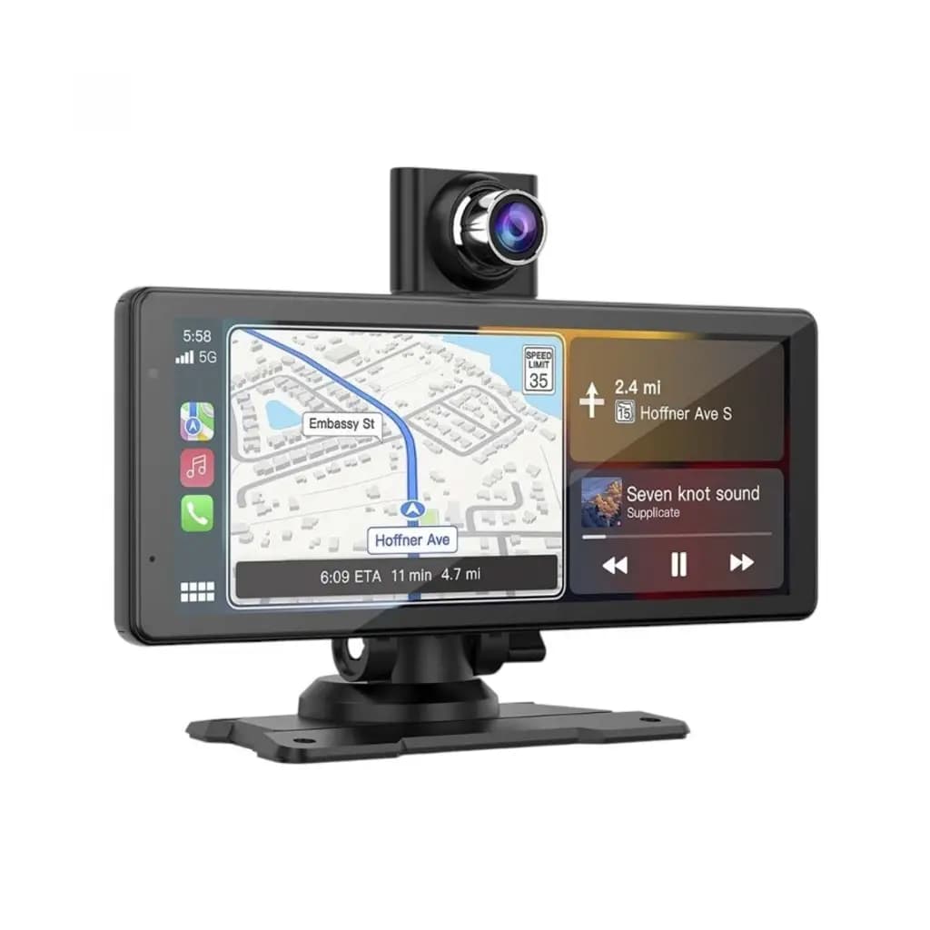Nexadio CC250 Ekran samochodowy CarPlay/Android Auto, kamera Quad HD