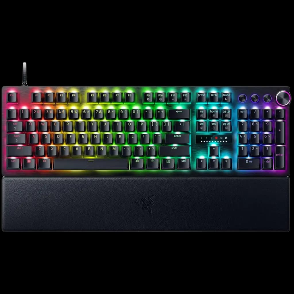 RAZER Klawiatura Gamingowa Przewodowa Huntsman V3 Pro, układ US