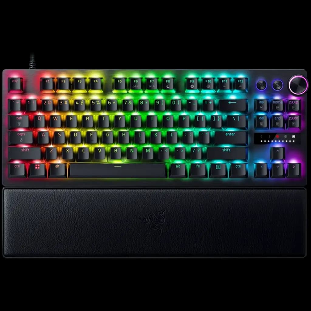 RAZER Klawiatura Gamingowa Przewodowa Huntsman V3 Pro Tenkeyless, układ US