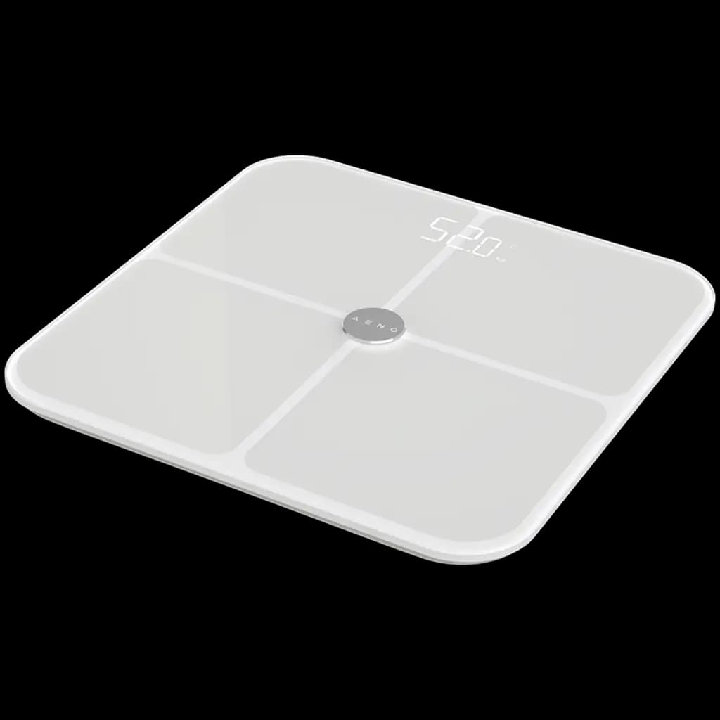 AENO BS1S Waga łazienkowa Smart 15 wskaźników ciała do 180 kg biała