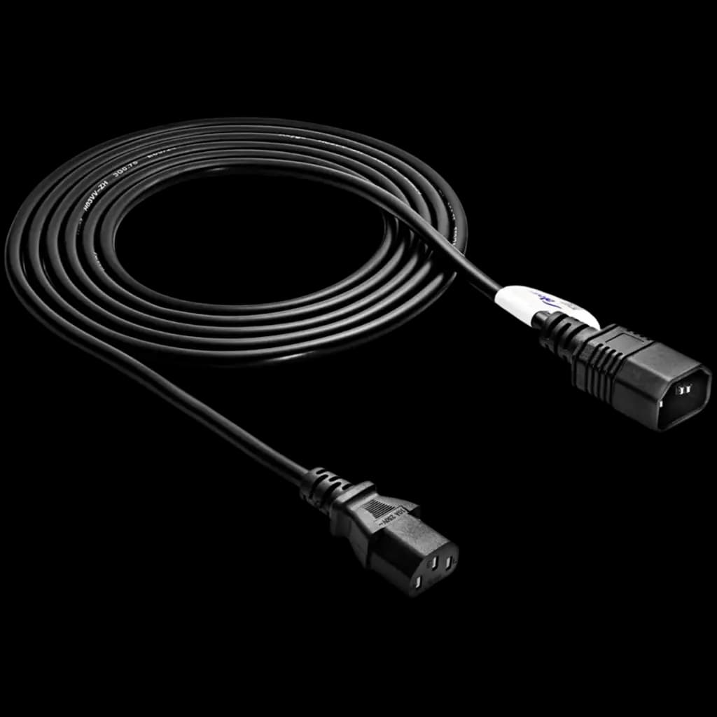 AKYGA Kabel zasilający Akyga AK-PC-07A przedłużacz CCA 3x0.75mm2 IEC C13 / C14 3 m