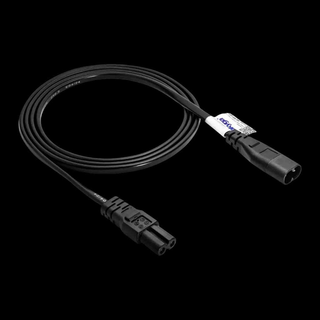 AKYGA Kabel zasilający przedłużacz ósemka Akyga AK-RD-08A CCA 2x0.5mm² IEC C7 / IEC C8 1.5m