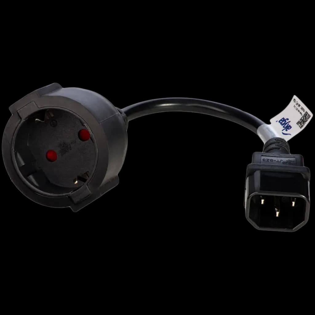 AKYGA Adapter zasilający Akyga AK-PC-10A CCA 3x1mm2 CEE 7/3 / IEC C14 15 cm