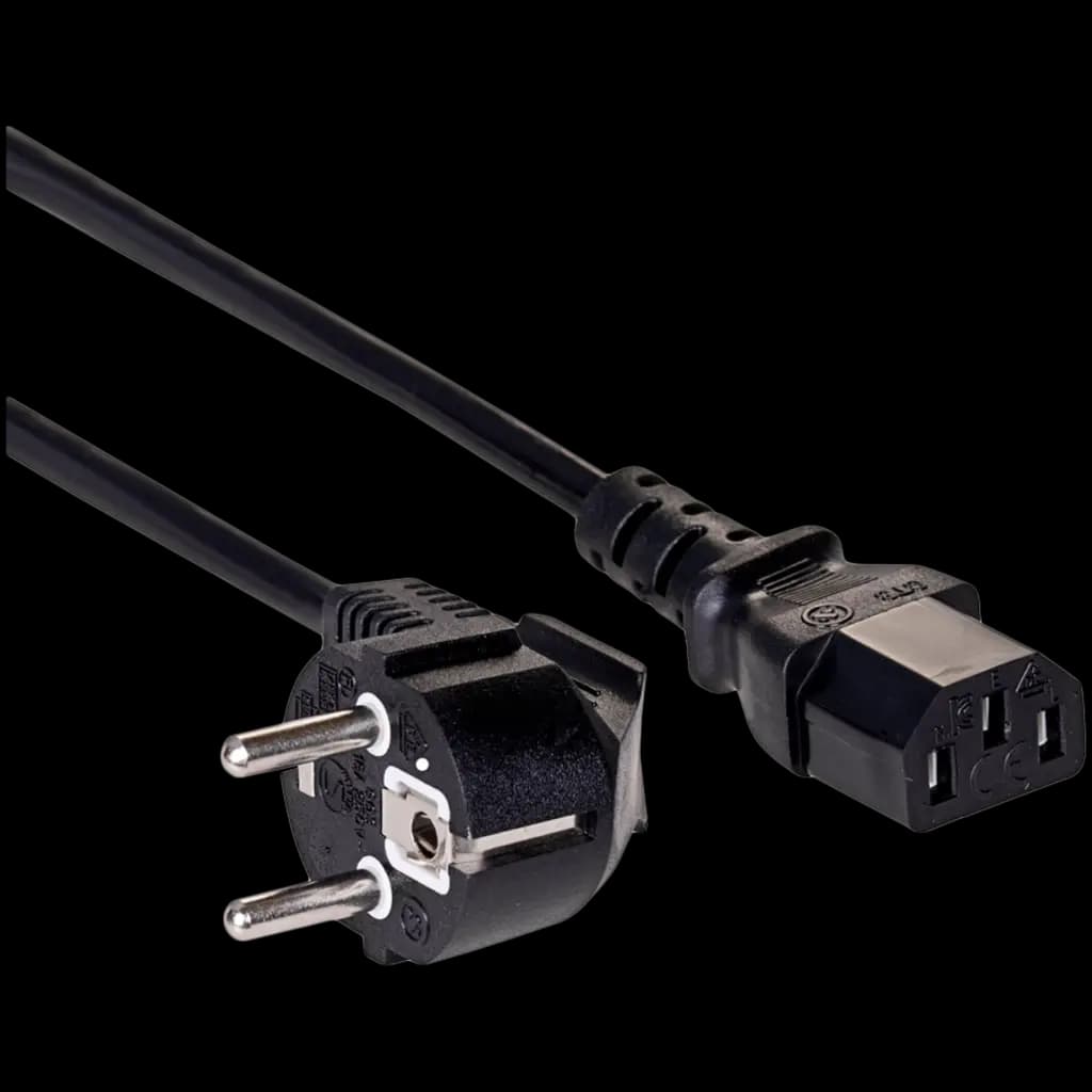 AKYGA Kabel zasilający Akyga AK-PC-05C CU 3x1mm² CEE 7/7 / IEC C13 5m
