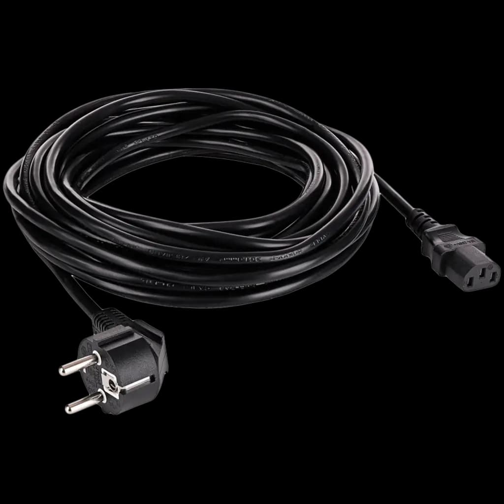 AKYGA Kabel zasilający Akyga AK-PC-08C CU 3x1mm² CEE 7/7 / IEC C13 10m