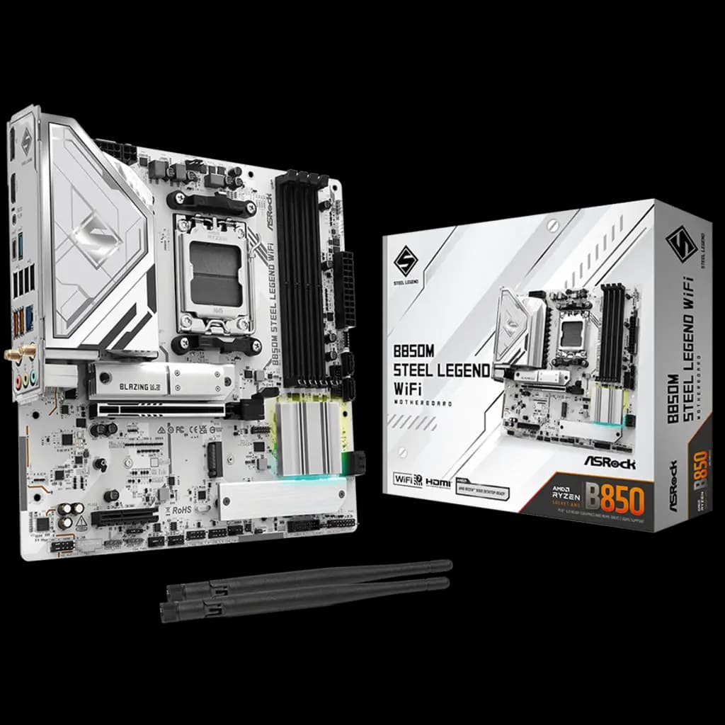 ASROCK B850M Steel Legend WiFi mATX AM5 DDR5