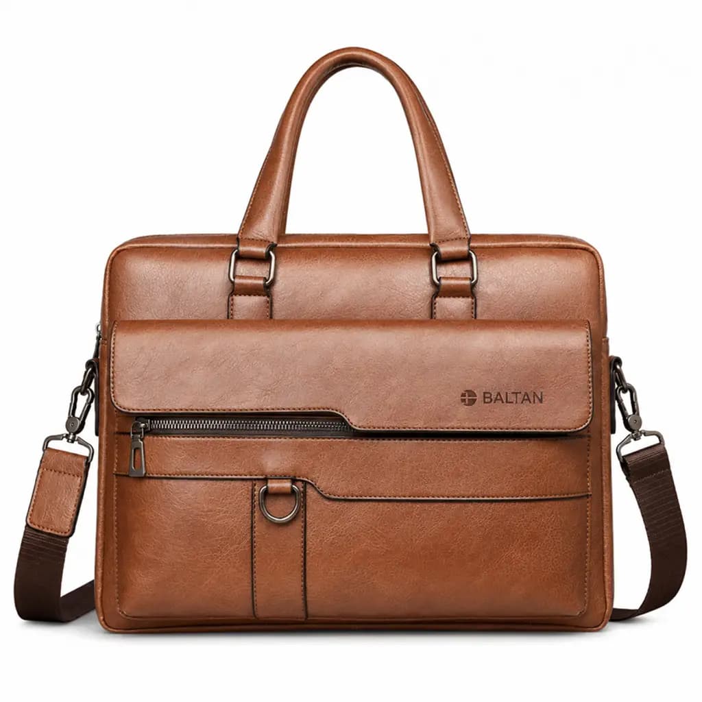 BALTAN Torba na laptopa Eco Classic do 15,6" brązowa