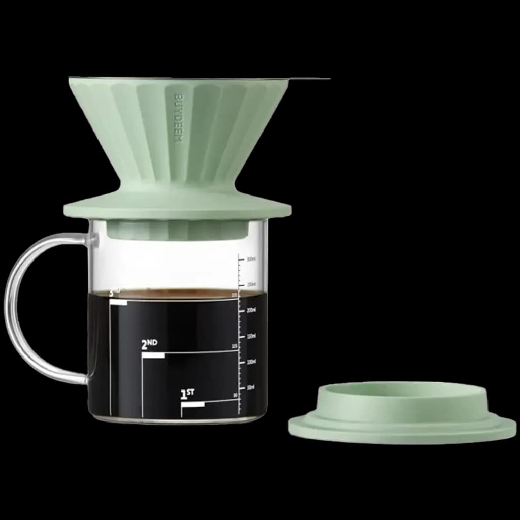 BUYDEEM, Przelewowy zestaw do parzenia, CD1024, Cozy Greenish