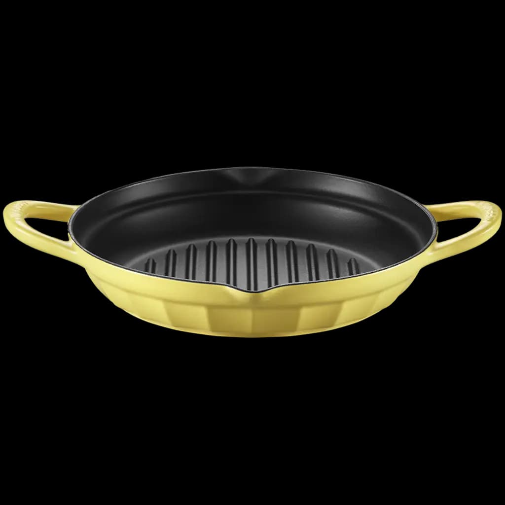 BUYDEEM Patelnia grillowa żeliwna 26 cm CP553 Mellow Yellow