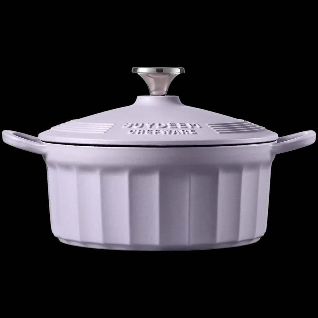 BUYDEEM Emaliowane naczynie żeliwne 2,9L, CP521, Petal Purple