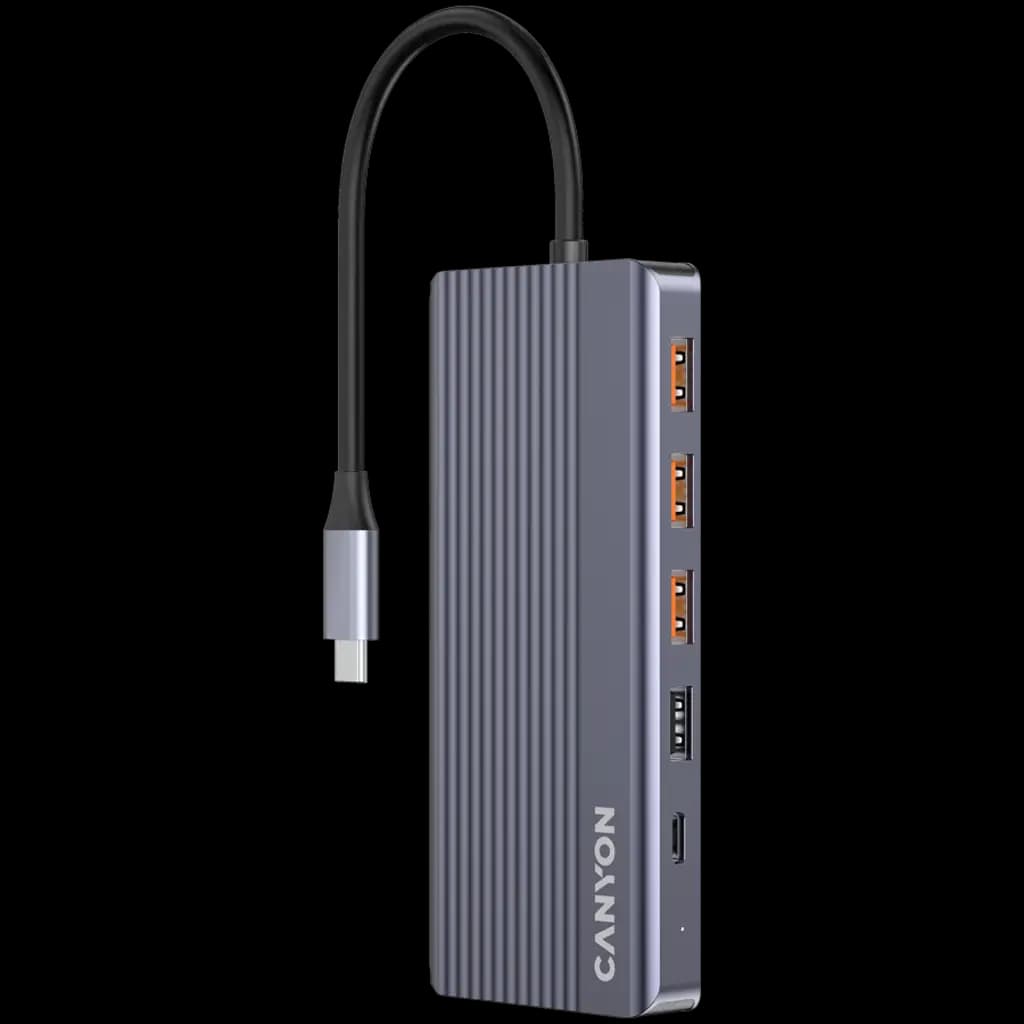 CANYON HUB DS-16 13 w 1 4k USB-C Szary