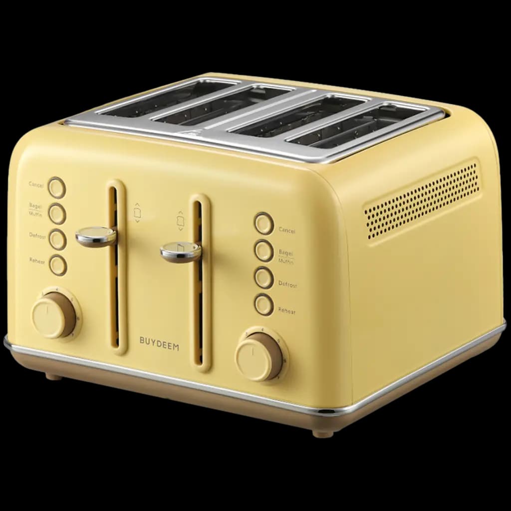 BUYDEEM Toster na 4 kromki, DT640E, Mellow Yellow, EU