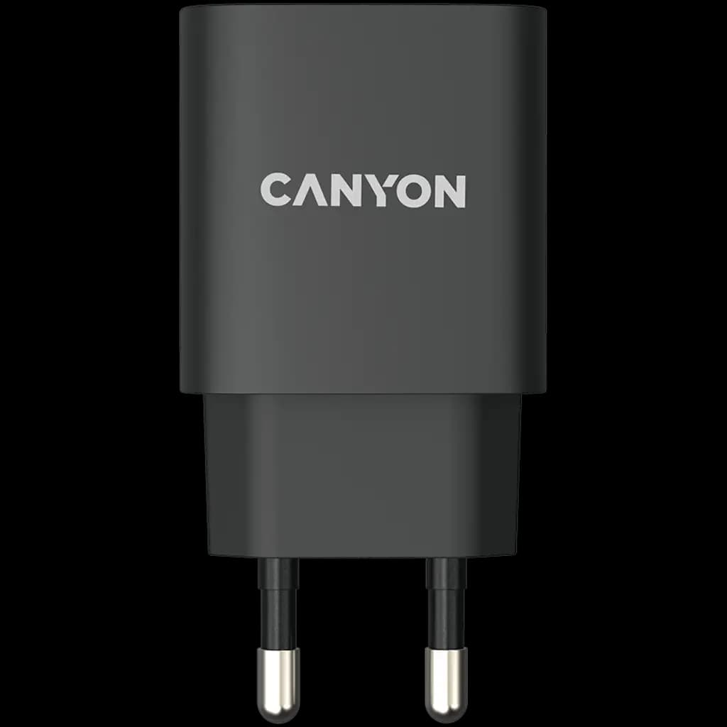 CANYON Ładowarka sieciowa H-20-02 PD 20W USB-C Czarna