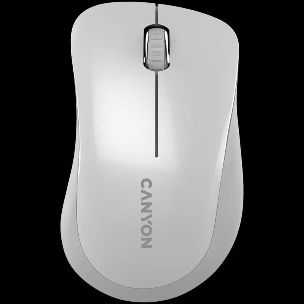 CANYON Mysz bezprzewodowa MW-11 Biało - Szara