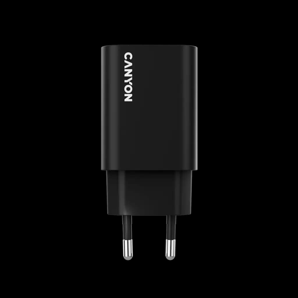 CANYON Ładowarka sieciowa OnCharge 30CL 30W 1xPD EU Czarna