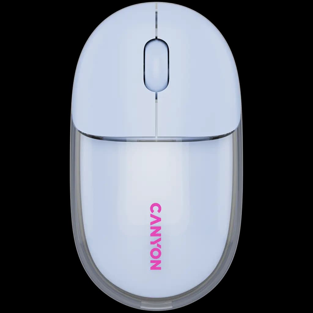 CANYON mouse OnClick 24 BT/ Wireless Transparent/Blue