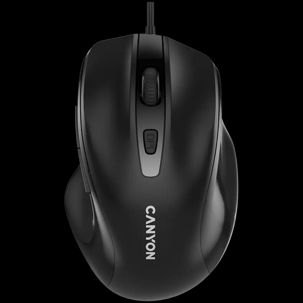 CANYON Mysz przewodowa M-6 Czarna