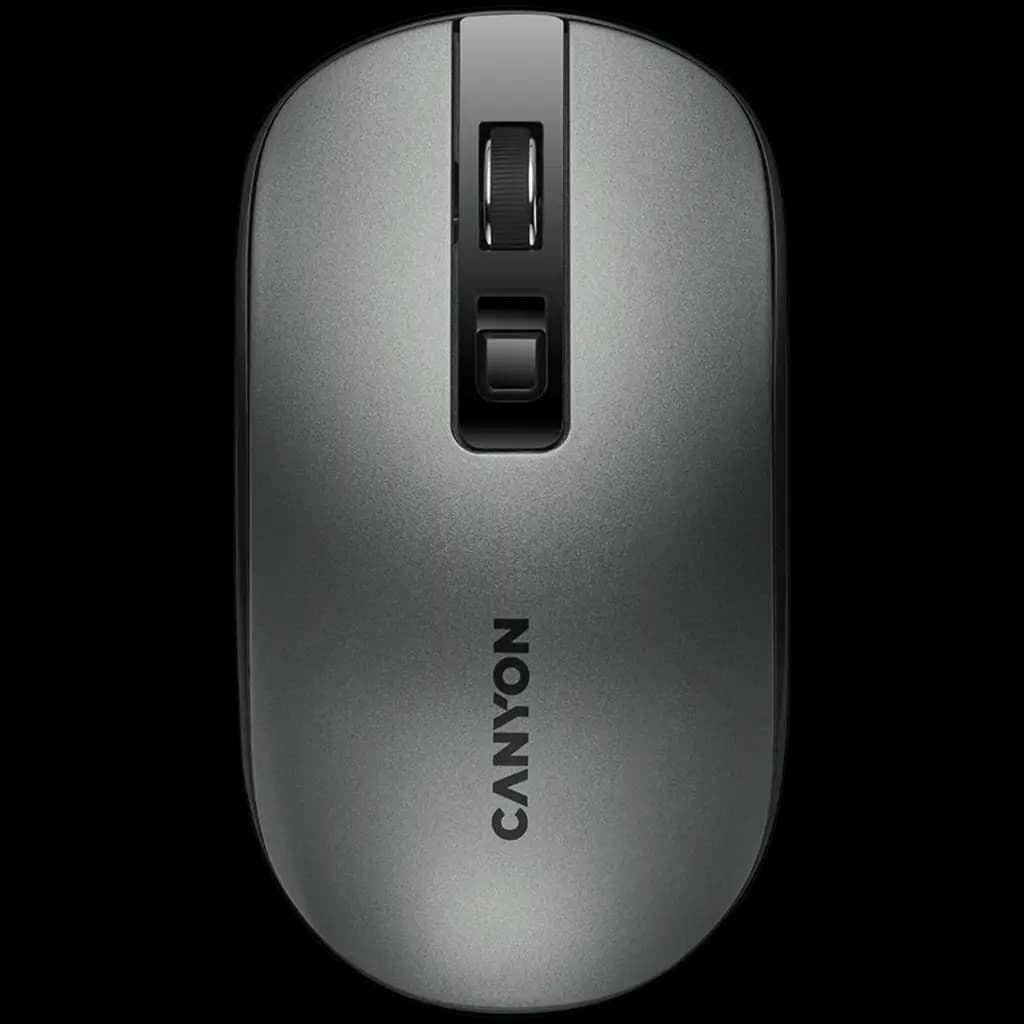 CANYON Mysz bezprzewodowa MW-18 Akumulator Ciemnoszara