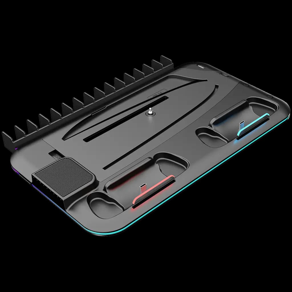 CANYON Podstawka chłodząca CS-51 RGB PS5 Slim/DE Ładowanie Czarna