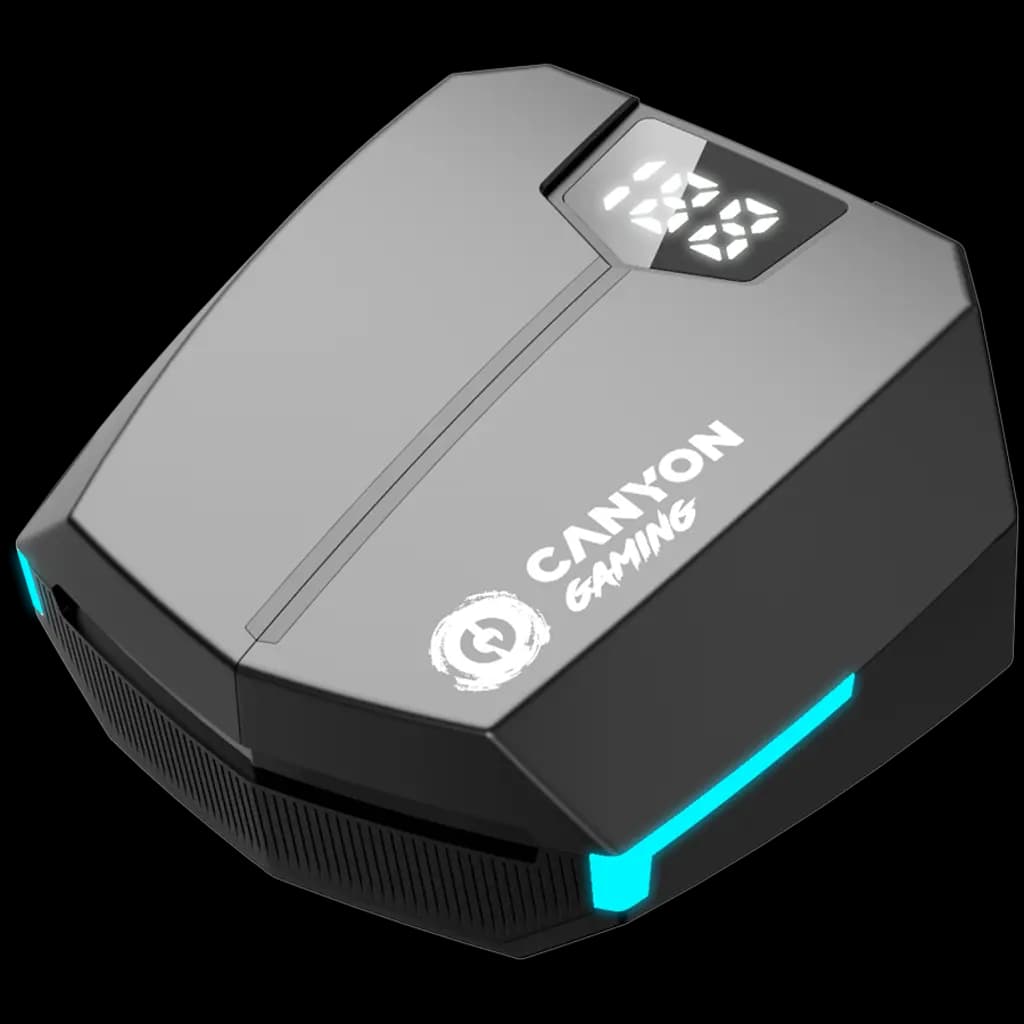 CANYON Słuchawki douszne DoubleBee GTWS-2 Czarne