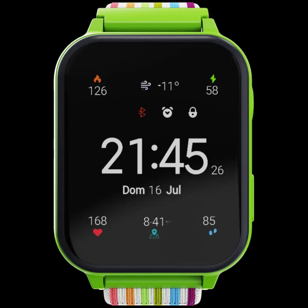 CANYON Smartwatch Alfie KW-37 MP3 Nauka i Zabawa Zielony