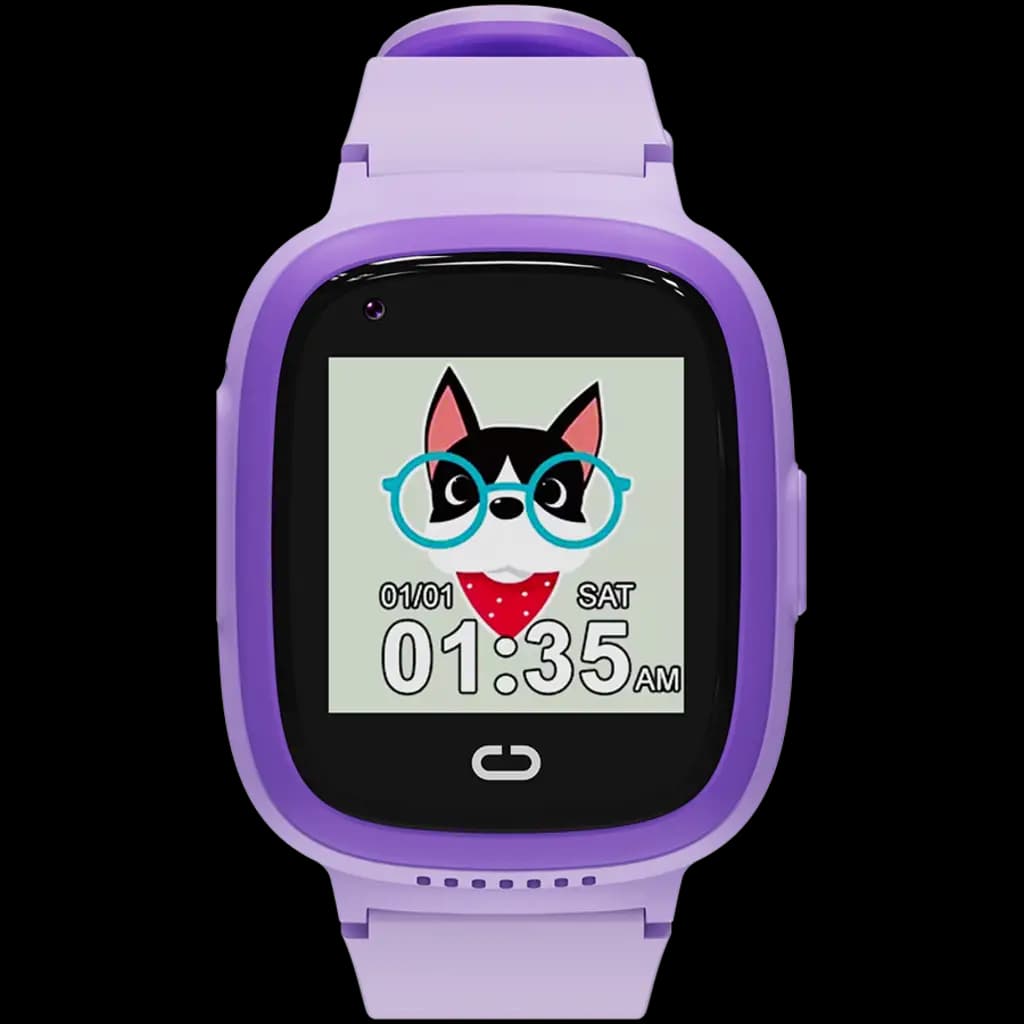 CANYON Smartwatch Sunny KW-48 4G GPS Gry Muzyka Fioletowy