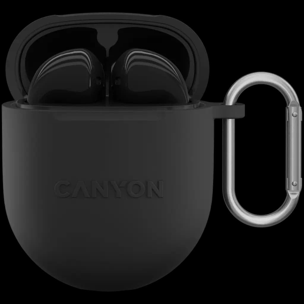 CANYON Słuchawki douszne TWS-6 Etui Czarne