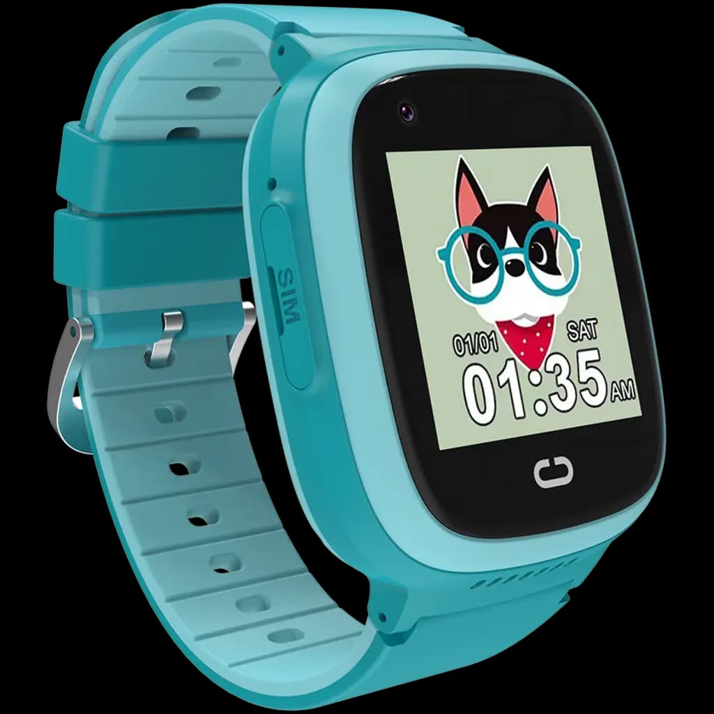CANYON Smartwatch Sunny KW-48 4G GPS Gry Muzyka Niebieski