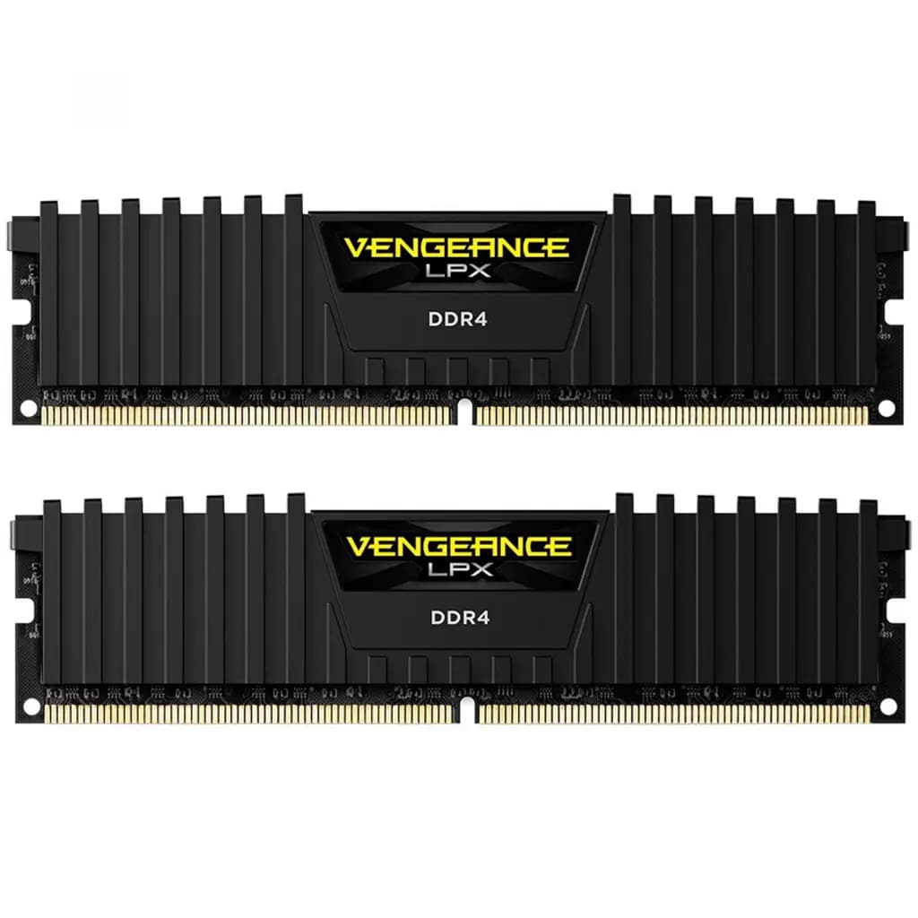 CORSAIR DDR4, 2400MHz 16GB 2x8GB DIMM, 16-16-16-39, XMP 2.0, Vengeance LPX black Heatspreader, Black PCB, 1.2V, for SKL