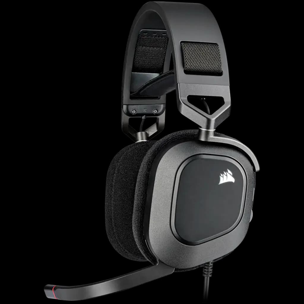 CORSAIR HS80 RGB USB Headset, Carbon - EU