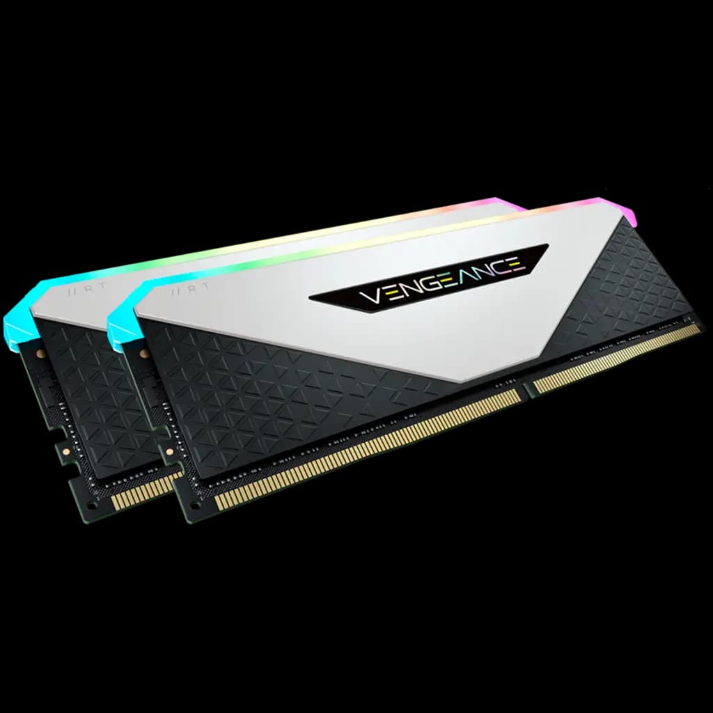 CORSAIR DDR4, 3200MHz 16GB 2x8GB Dimm, 16-20-20-38, XMP 2.0, Vengeance RGB RT, RGB LED, Black PCB, 1.35V, for AMD Ryzen