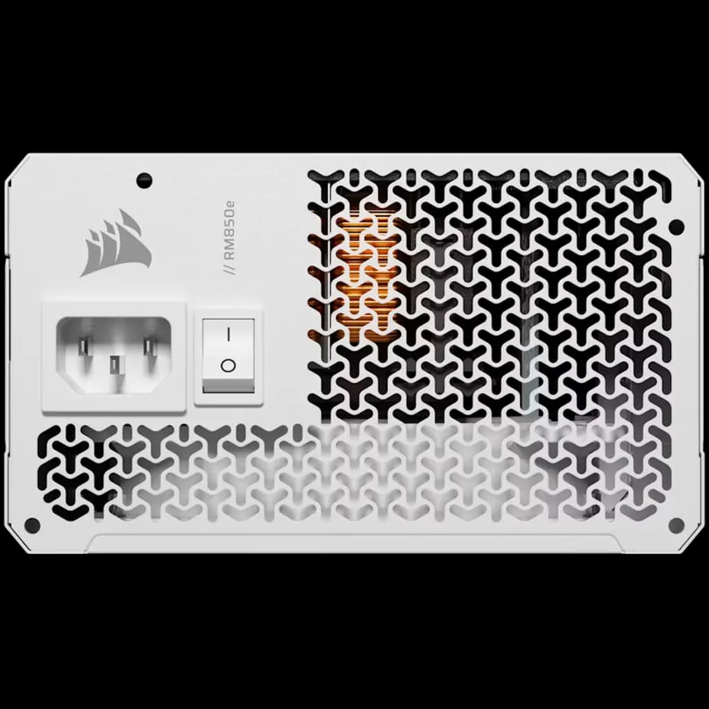 CORSAIR RM850e White, 850 Watt, Cybenetics Gold Certified, Fully Modular