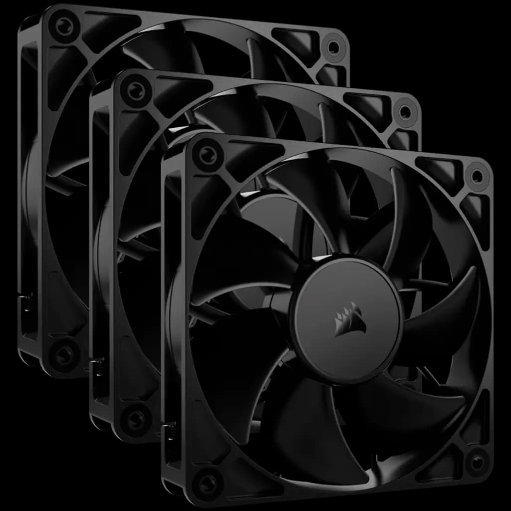 CORSAIR RS120, 120mm Fan, Triple Pack