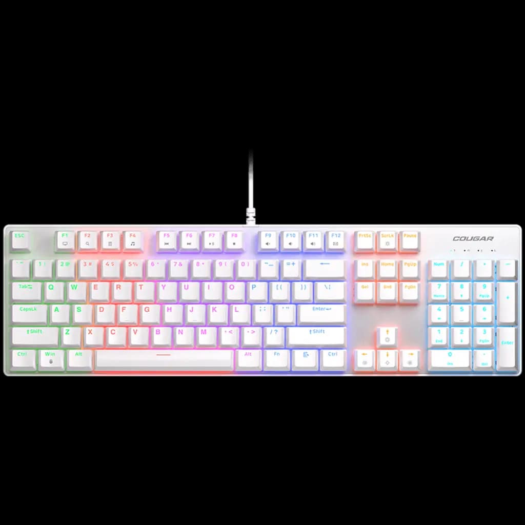 COUGAR Klawiatura Gamingowa Ultimus EX, RGB, USB, Biała