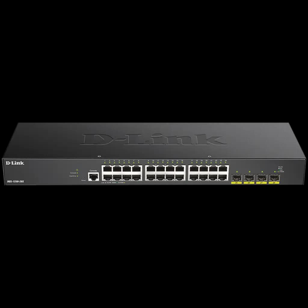 D-LINK 24-port Gigabit Smart Managed Switch with 4x 10G SFP+ ports
