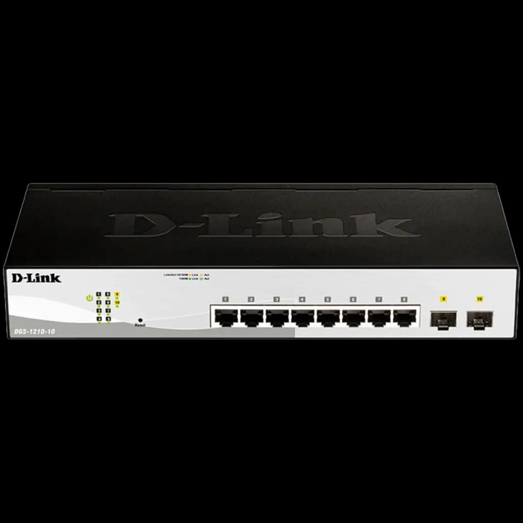 D-LINK 10-Port Gigabit Smart Switch with 2 SFP ports