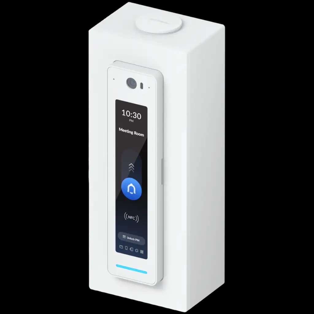 Ubiquiti UniFi UACC-Reader-Pro-JB-W Reader Pro Junction Box or UniFi Professional Access Readers and Doorbells that supports flat surface mounting and attachment to 3/4" conduit