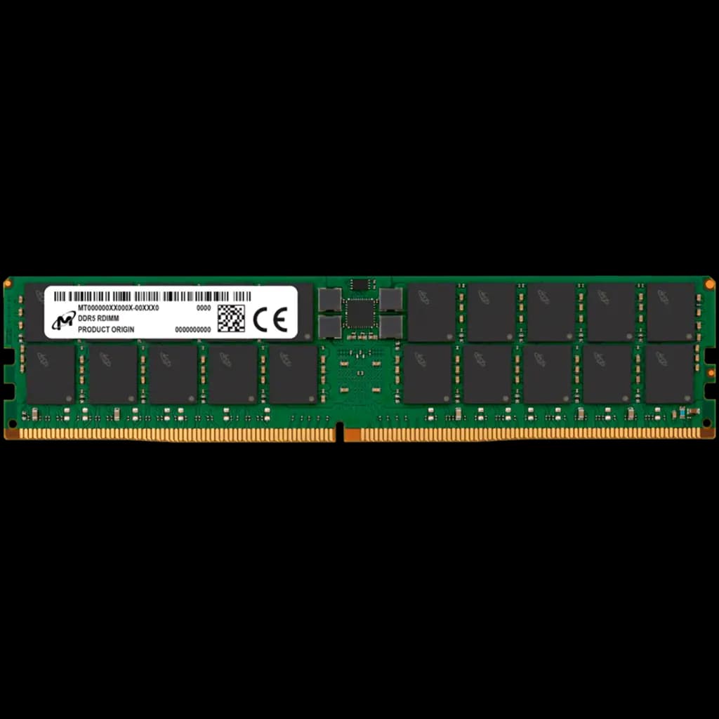Micron 96GB DDR5 RDIMM 2Rx4 5600MHz CL46 (24Gbit) (Single Pack)