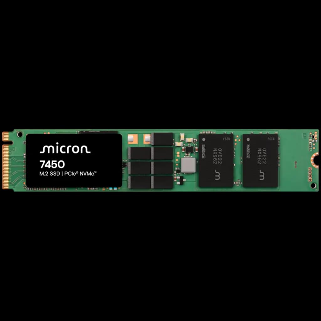Micron 7450 PRO 1920GB NVMe M.2 (22x110) Non-SED Enterprise SSD [Single Pack]