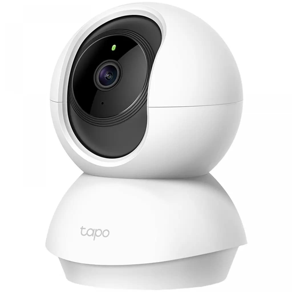 1080P indoor Pan/Tilt Ip camera, 360 Degree horizontal range, 114 Degree vertical range, support Night Vision, Motion Detection, 2-way Audio, support up to 128G MicroSD card storage, work with Google Assistant and Amazon Alexa, easy setup with App.