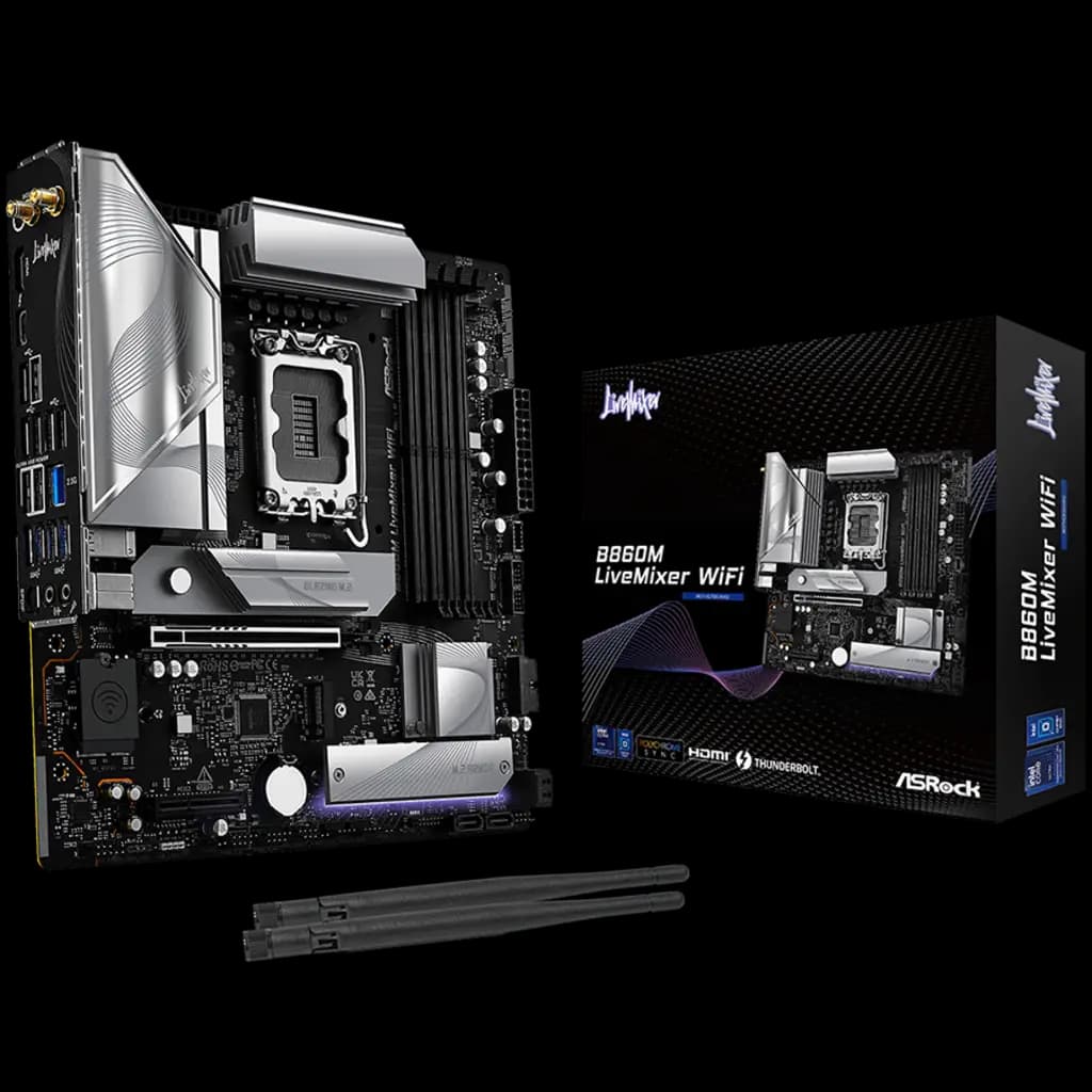 ASROCK B860 LiveMixer WiFi ATX LGA1851 DDR5