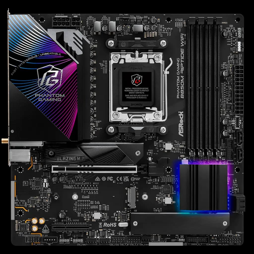 ASROCK B850M RIPTIDE WIFI mATX AM5 DDR5